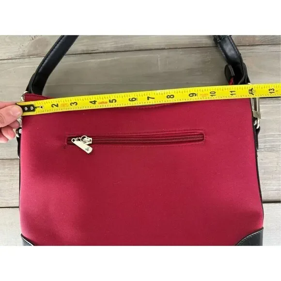 Joy Mangano Red Bucket Handbag‎ - Picture 10 of 11